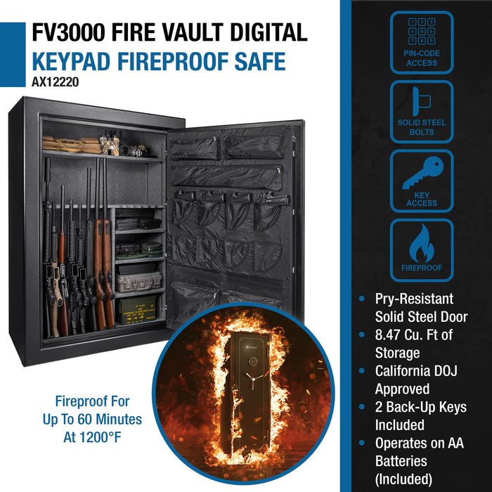 AX12220 - FireVault - Gun Safe by Barska Safes