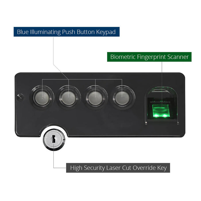 Biometric Handgun Hanger Safe - by Stealth Safes