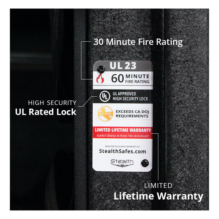 UL23 RSC - UL Series - 23 Gun Safe by Stealth Safe